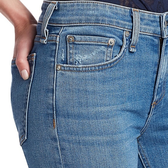 Rag & Bone Cate Mid-Rise Raw Hem Ankle Skinny Jean - Picture 8 of 11